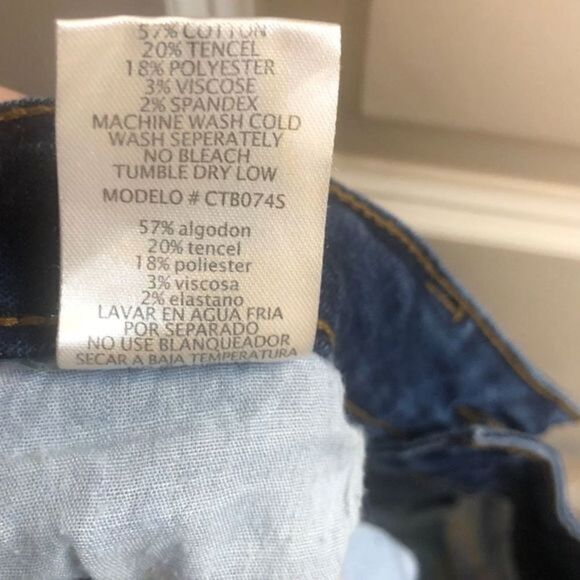 Cest Toi Denim Jean Short Shorts Size Medium - Picture 4 of 5